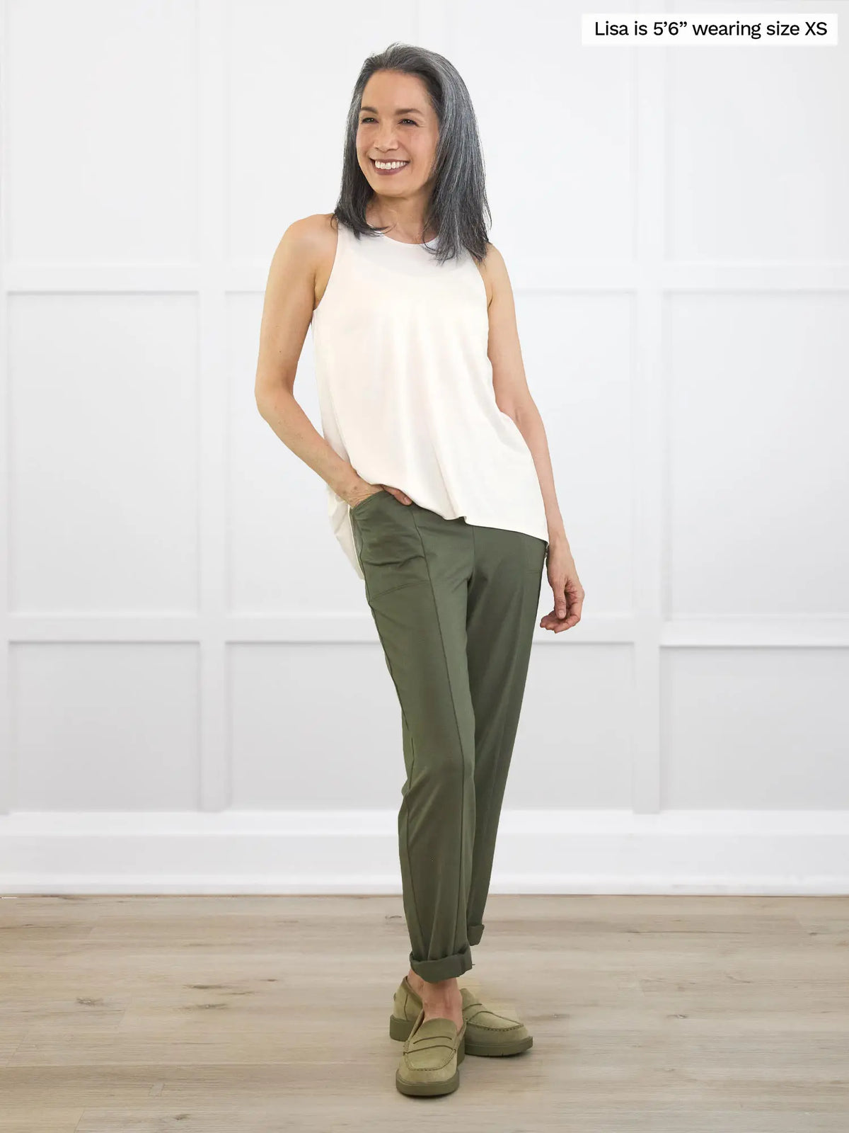 Eliana high-low tank top - FINAL SALE