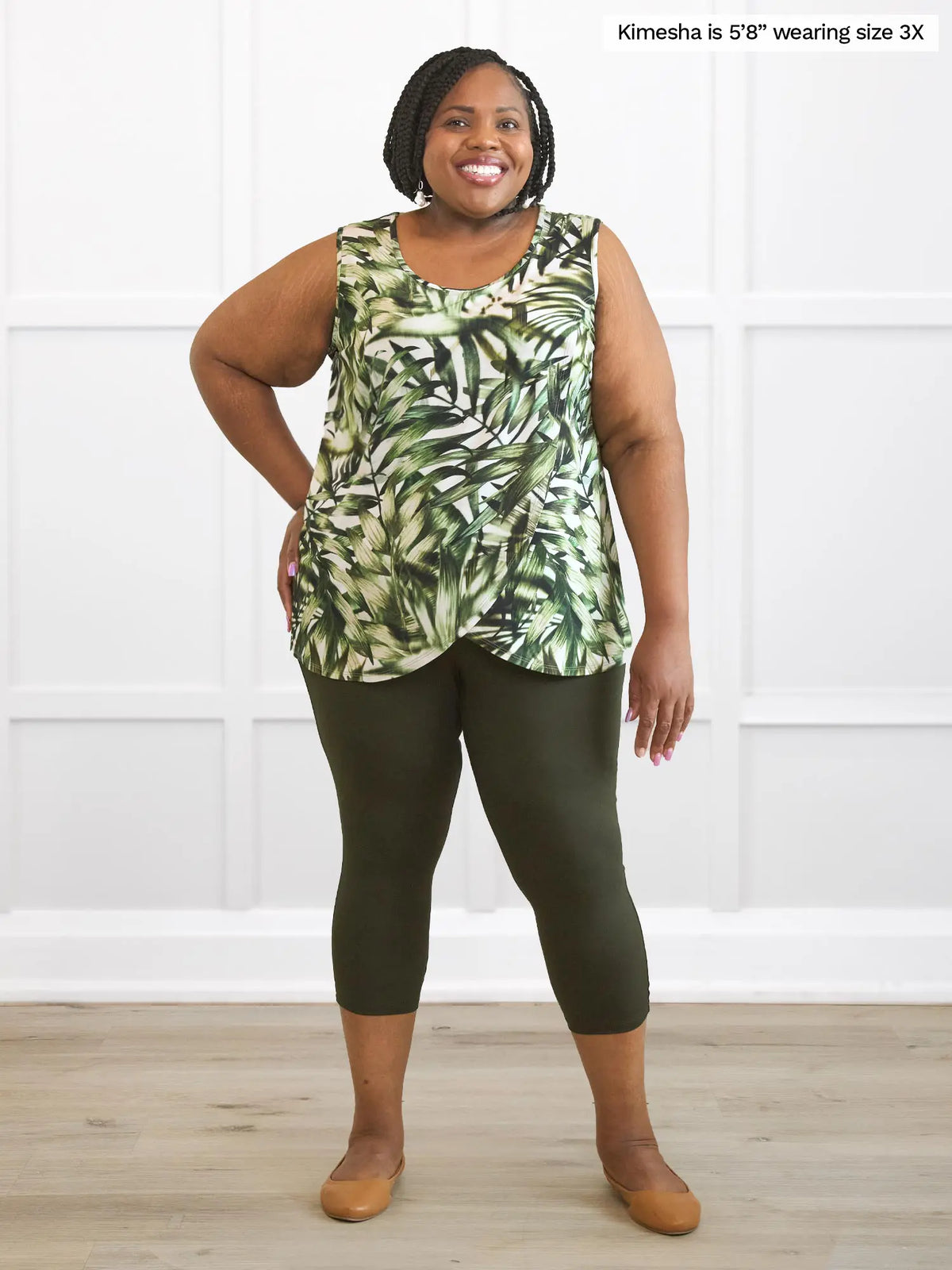 Lisa2 high waisted capri legging