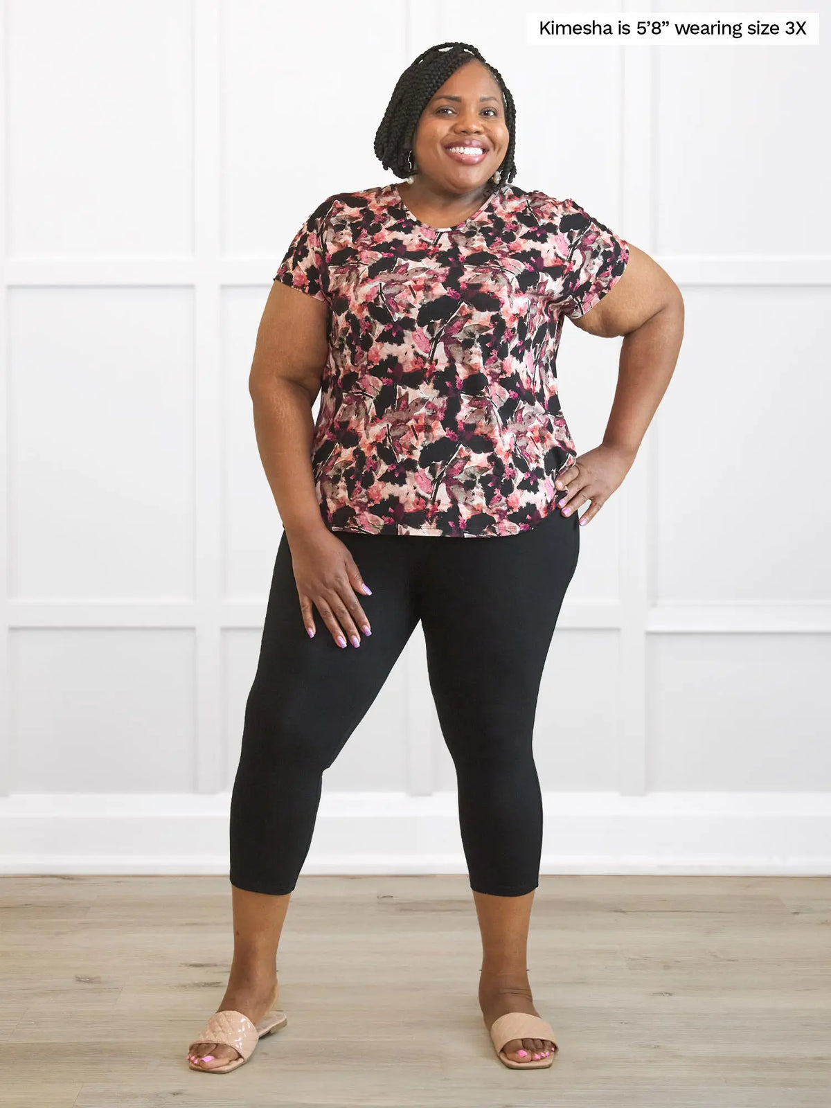 Lisa2 high waisted capri legging