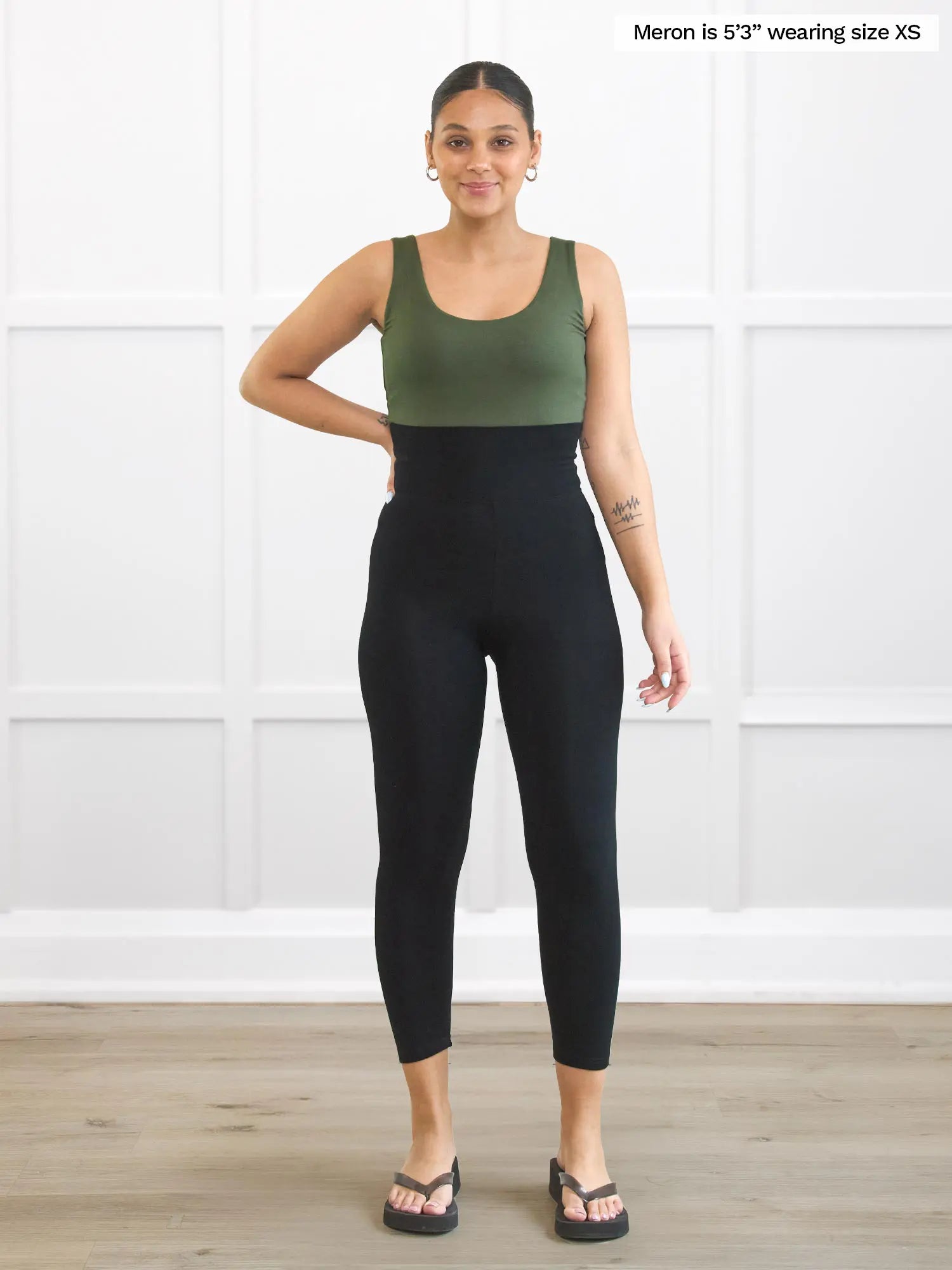 Lisa2 high waisted capri legging